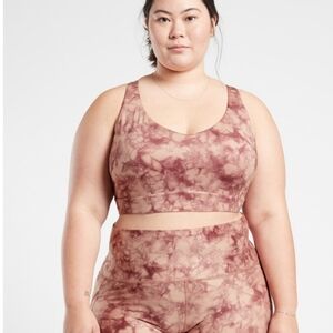 Athleta Solace Printed D-DD+ 2X Sports Bra